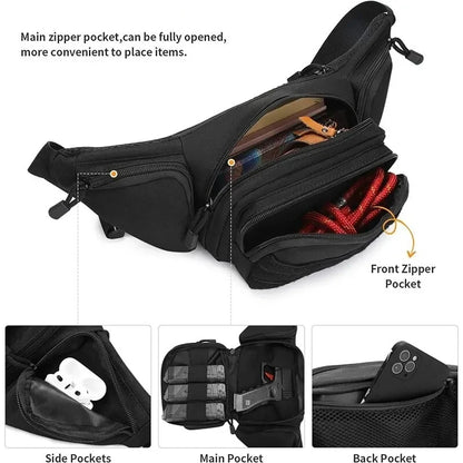 Survival Now™ Tactical Waist Pack Nylon Bodypack