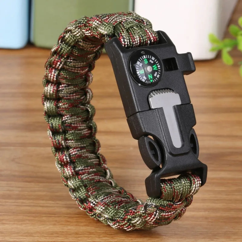 Survival Now™ Paracord Outdoor Survival Bracelet