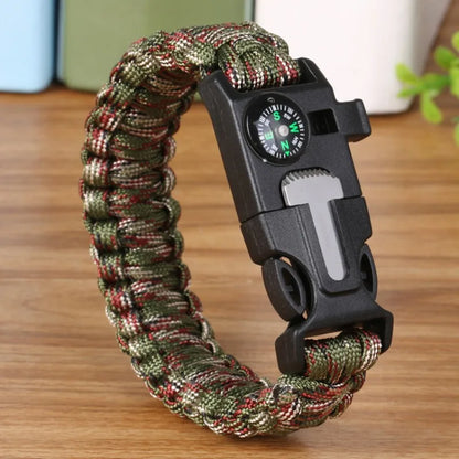 Survival Now™ Paracord Outdoor Survival Bracelet