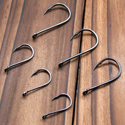 Octopus Beak Barbed Fishing Hooks – 50 or 100 Pack