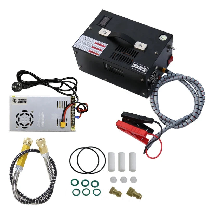 High-Pressure 4500Psi PCP Compressor - 300Bar
