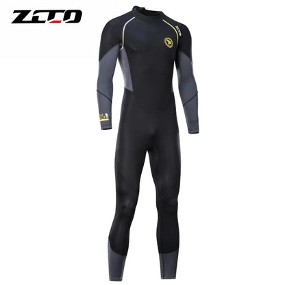 Survival Now™ Men's 1.5mm Premium Neoprene Full Sleeve Dive Skin Wetsuit