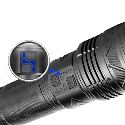 High Power LED Flashlight - Rugged, Bright & Versatile for Any Adventure
