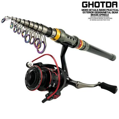 Survival Now™ Fishing Rod and Spinning Reel Set