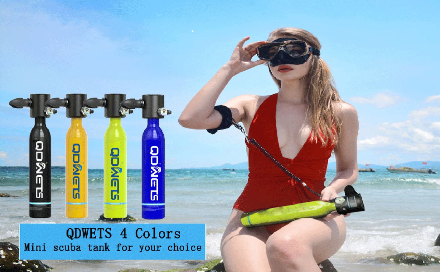 Survival Now™ Scuba Diving Tank, 0.5L Mini Tank