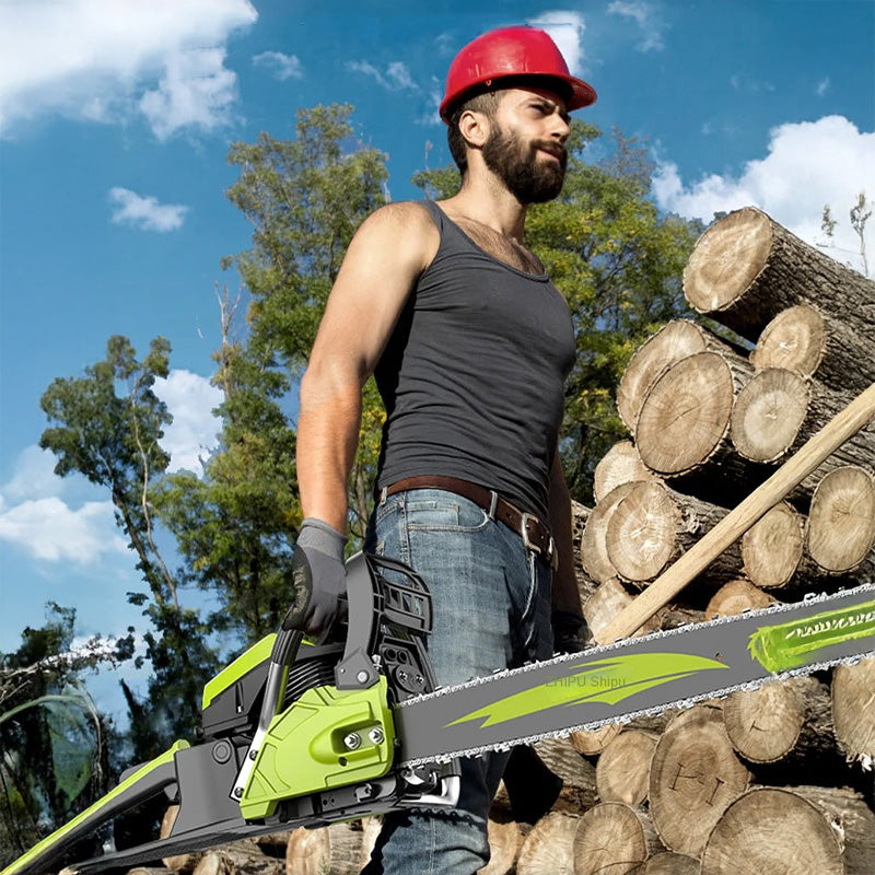 Powerful Gasoline Chainsaw – Heavy-Duty Four-Stroke Engine