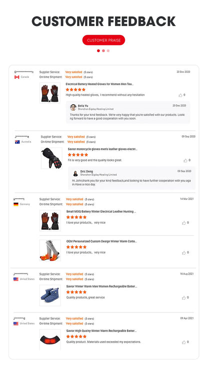 Survival Now™ Heated Glove Liners for Men and Women