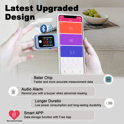 Survival Now™ Bluetooth Finger Pulse Oximeter