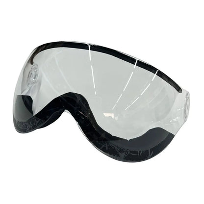 Professional Half-Covered Ski Helmet with Goggle Strap – Lightweight Winter Sports Protection