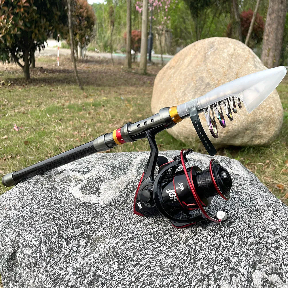 Survival Now™ Telescopic Fishing Rod Combo