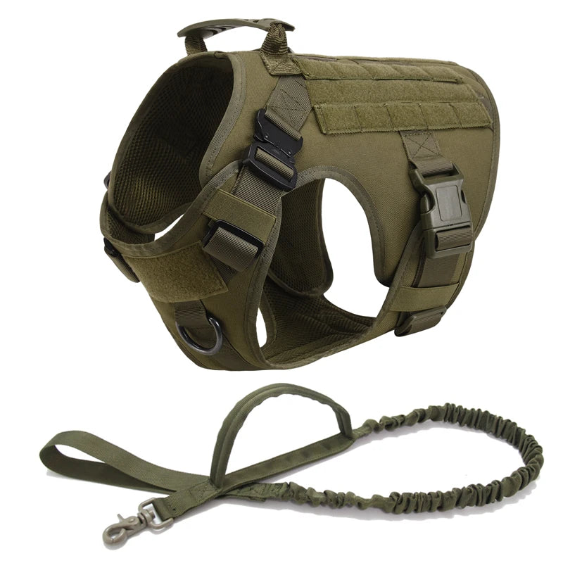 Survival Now™ K9 Tactical Military Vest & Leash Set