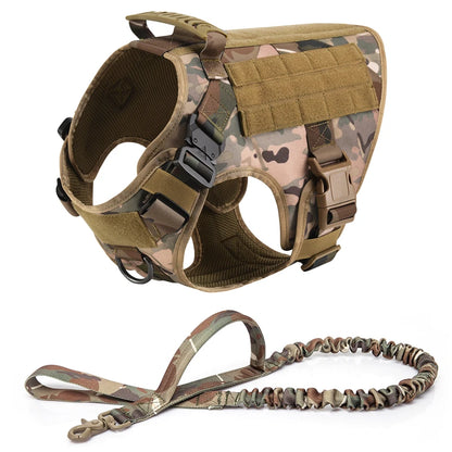 Survival Now™ K9 Tactical Military Vest & Leash Set