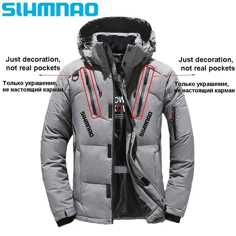 Survival Now™ Velvet Jacket & Tactical Pants Winter Outdoor Warm Fishing Suit