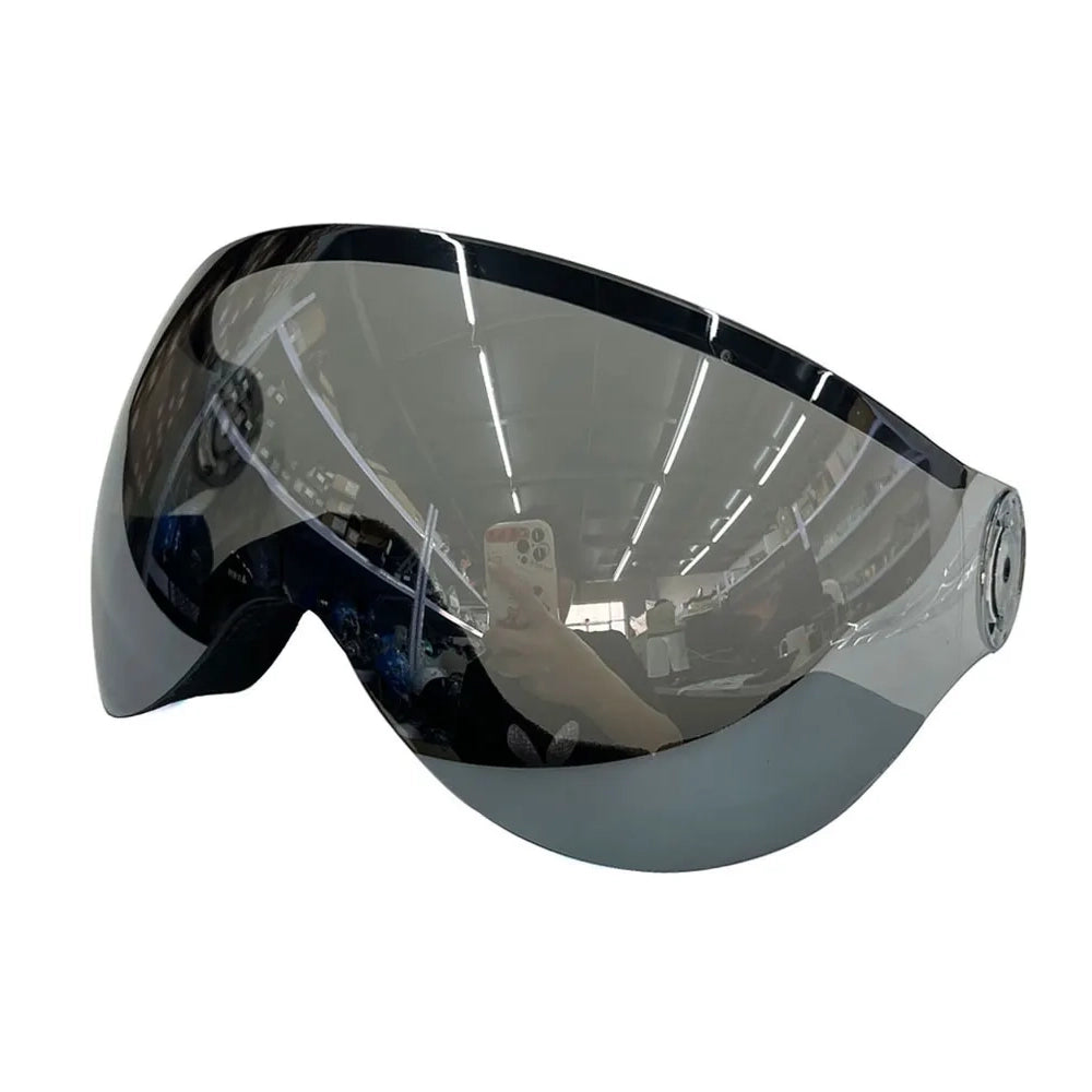 Professional Half-Covered Ski Helmet with Goggle Strap – Lightweight Winter Sports Protection