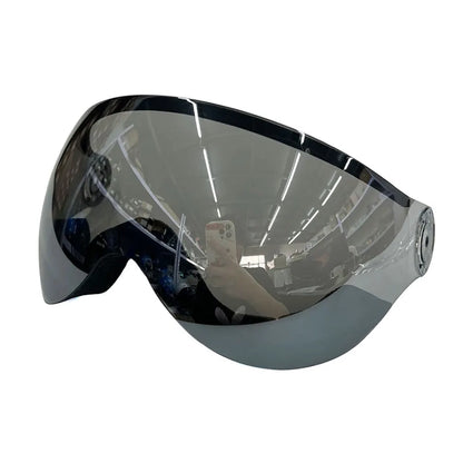 Professional Half-Covered Ski Helmet with Goggle Strap – Lightweight Winter Sports Protection