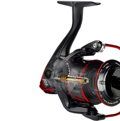 Graphite Fishing Rod and Spinning Reel Combo