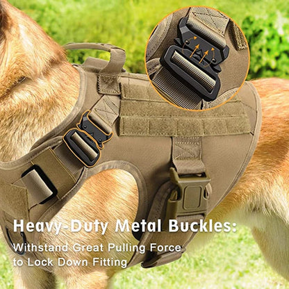 Survival Now™ K9 Tactical Military Vest & Leash Set
