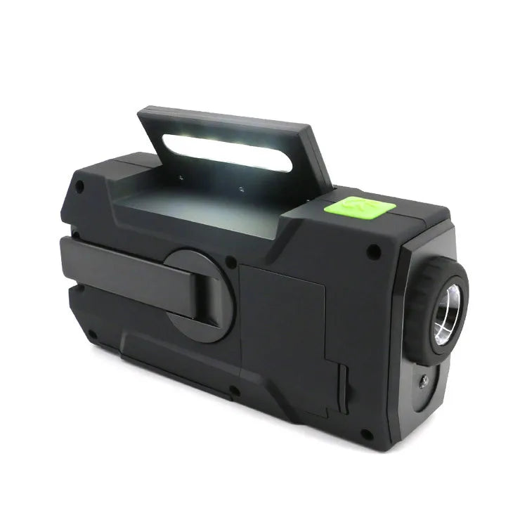 Emergency Weather Radio - Solar, USB, and Hand Crank Power with NOAA Access