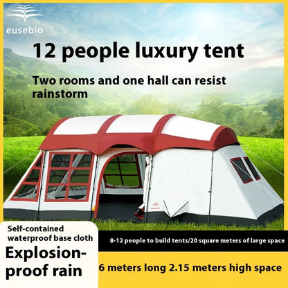 Survival Now™ Deluxe 12-Person Outdoor Tent
