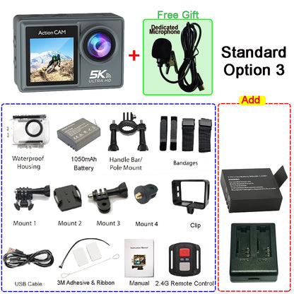 Survival Now™ 5K 4K60FPS Action Camera