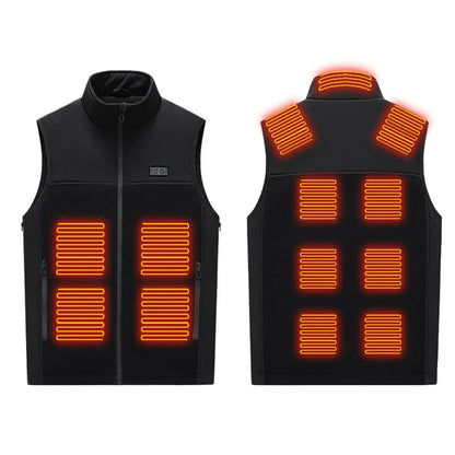 Fleece Electric Heated Vest - USB Powered, Lightweight, Versatile
