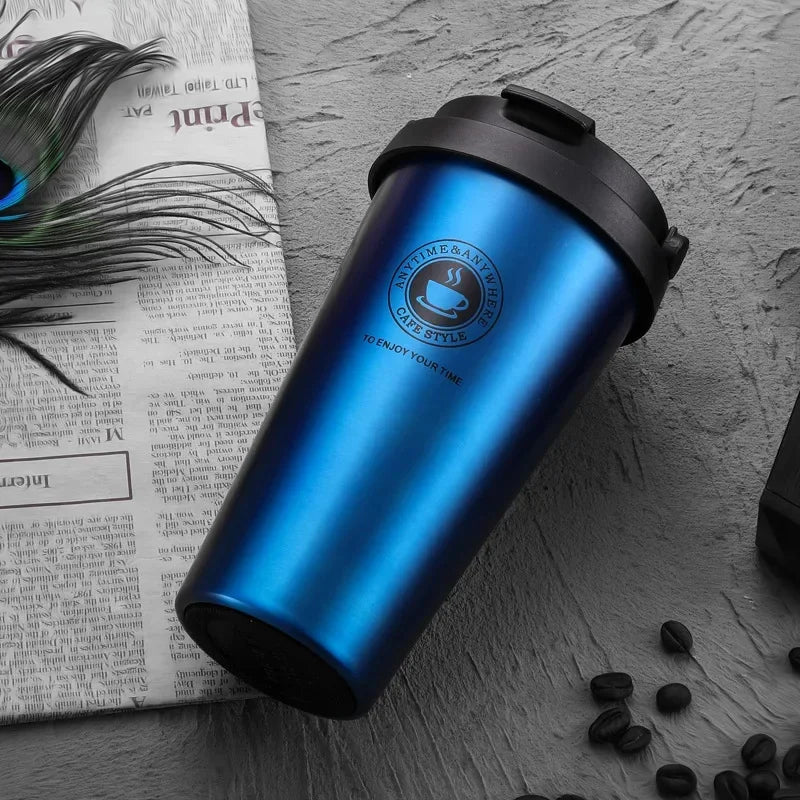 500mL Insulated Travel Coffee Cup – Keep Your Drinks Hot or Cold for Hours