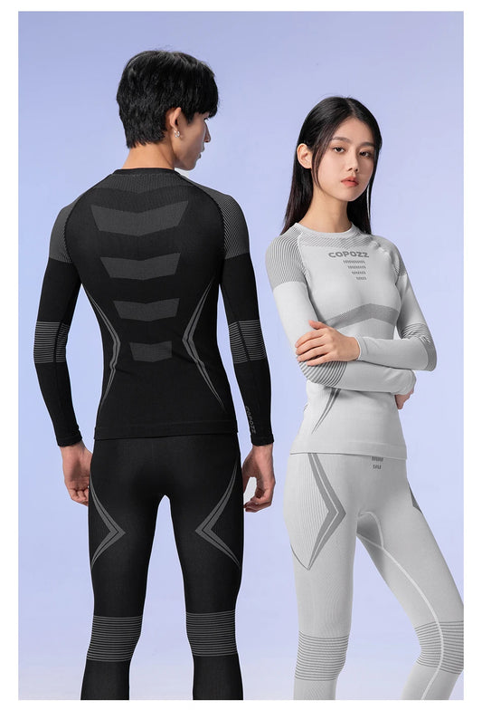 Men & Women Ski Thermal Underwear Set