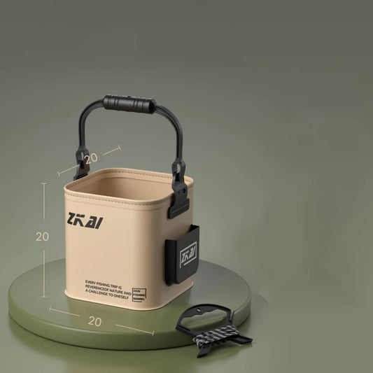 Foldable Fishing Bucket – 8L & 13L | Waterproof, Compact