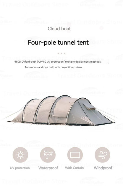 Survival Now™ Outdoor Tunnel Tent