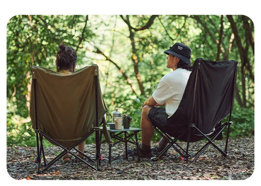 Portable High-Back Moon Camp Chair