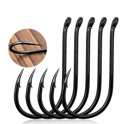 Octopus Beak Barbed Fishing Hooks – 50 or 100 Pack