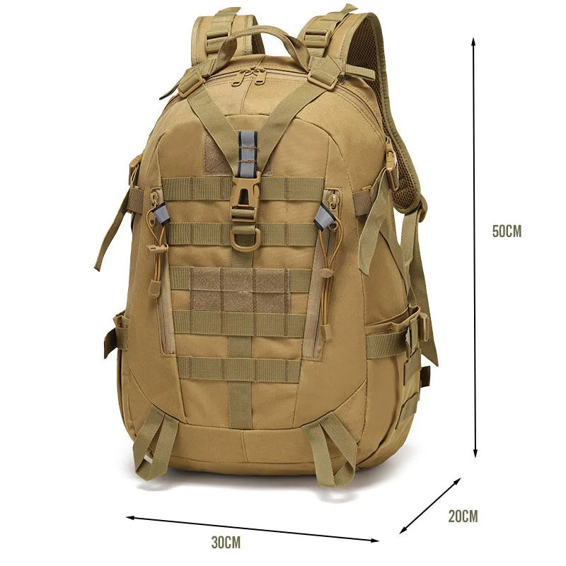 Survival Now™ 40L Tactical Reflective Backpack