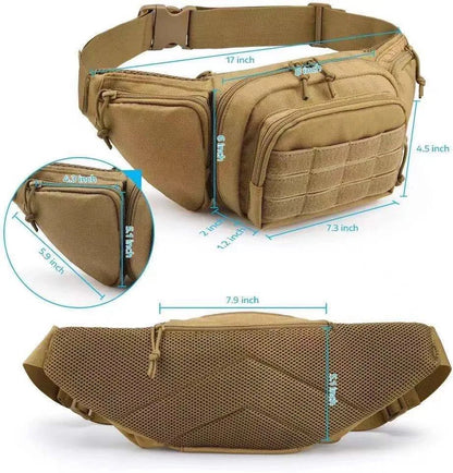 Survival Now™ Tactical Waist Pack Nylon Bodypack