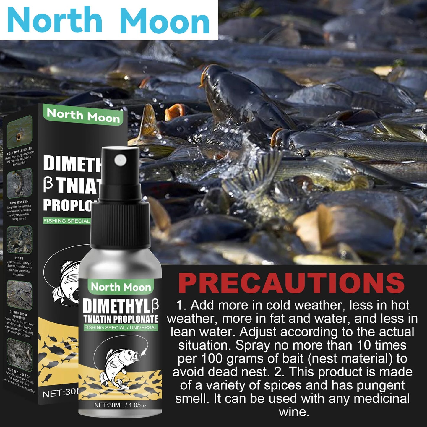 Survival Now™ 30ml Liquid Fishing Bait Attractant