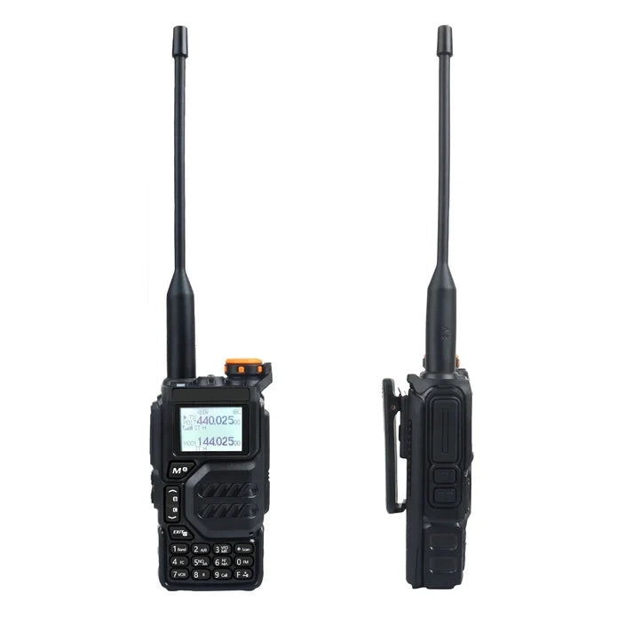 UV-K5 Dual Band Walkie Talkie with 50-600MHz RX | Long-Range Communication