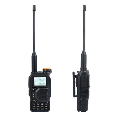 UV-K5 Dual Band Walkie Talkie with 50-600MHz RX | Long-Range Communication