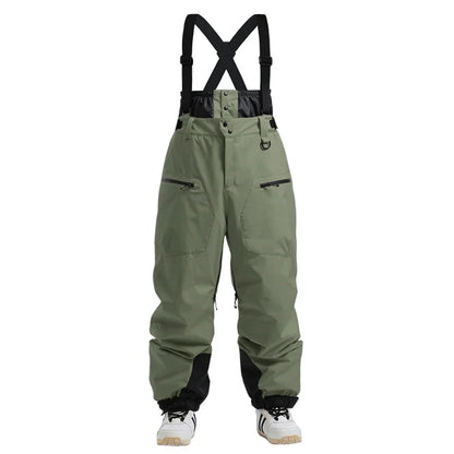 Men’s Skiing Pants – Thermal-Insulated, Waterproof & Windproof Snowboard Overalls