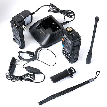 Dual-Band UV-5R Walkie Talkie – Long-Range Two-Way Radio with 8W Power
