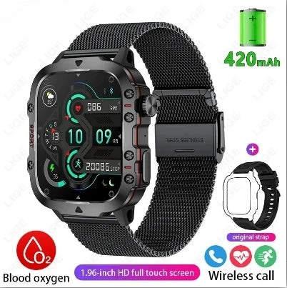 Survival Now™ Rugged Black Smart Watch