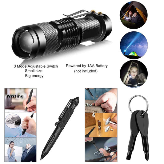 15-in-1 Emergency Survival Kit - Ultimate Multi-Tool Gear