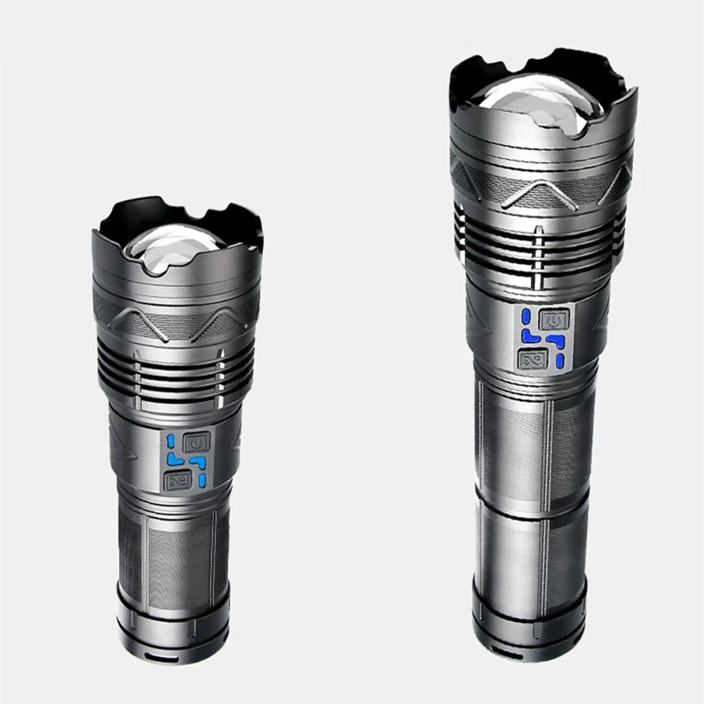 High Power LED Flashlight - Rugged, Bright & Versatile for Any Adventure