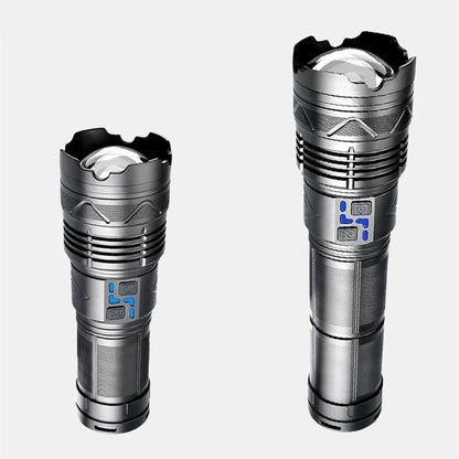 High Power LED Flashlight - Rugged, Bright & Versatile for Any Adventure