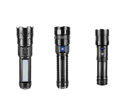High Power LED Flashlight - Rugged, Bright & Versatile for Any Adventure