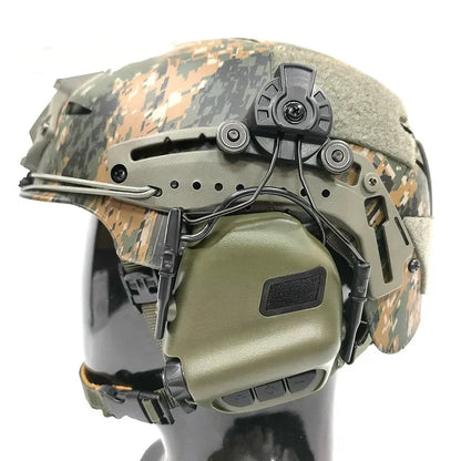 Tactical Headset with Noise Reduction & PTT | Helmet-Compatible