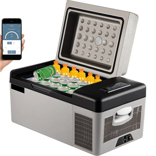 21 Quart (20L) Car Refrigerator Electric Compressor Cooler - Portable Perfection for Camping, Travel, and Everyday Use