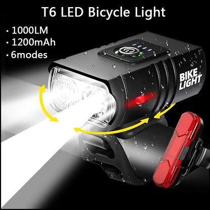 Survival Now™ LED Bicycle Light 1000LM