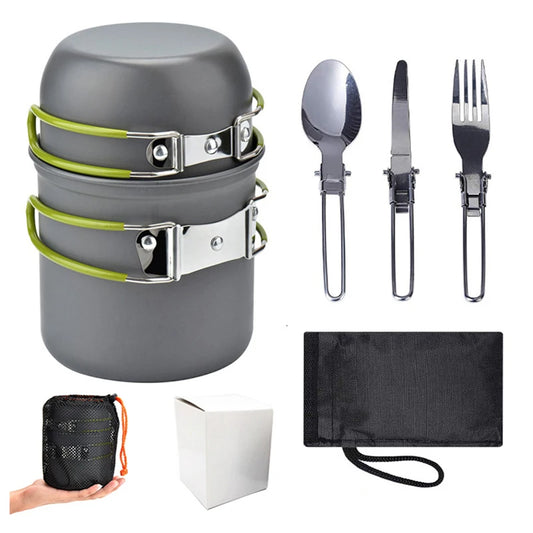 Portable Camping Cookware Set: Complete Outdoor Cooking Solution for Every Adventurer