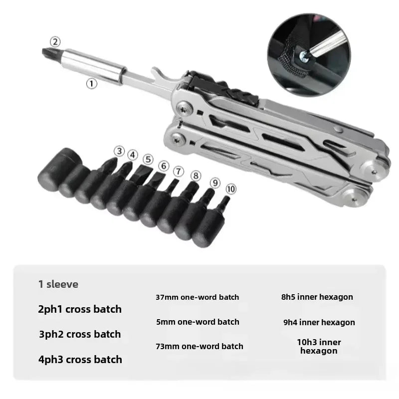Survival Now™ 28-in-1 Outdoor Multifunctional Pliers Tool