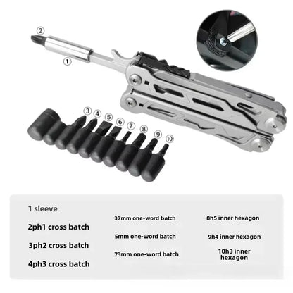 Survival Now™ 28-in-1 Outdoor Multifunctional Pliers Tool