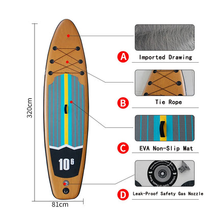 Survival Now™ Inflatable Paddle Surfboard